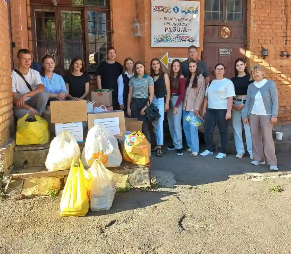 Студенти Умані до Дня благодійності зібрали допомогу для українських воїнів