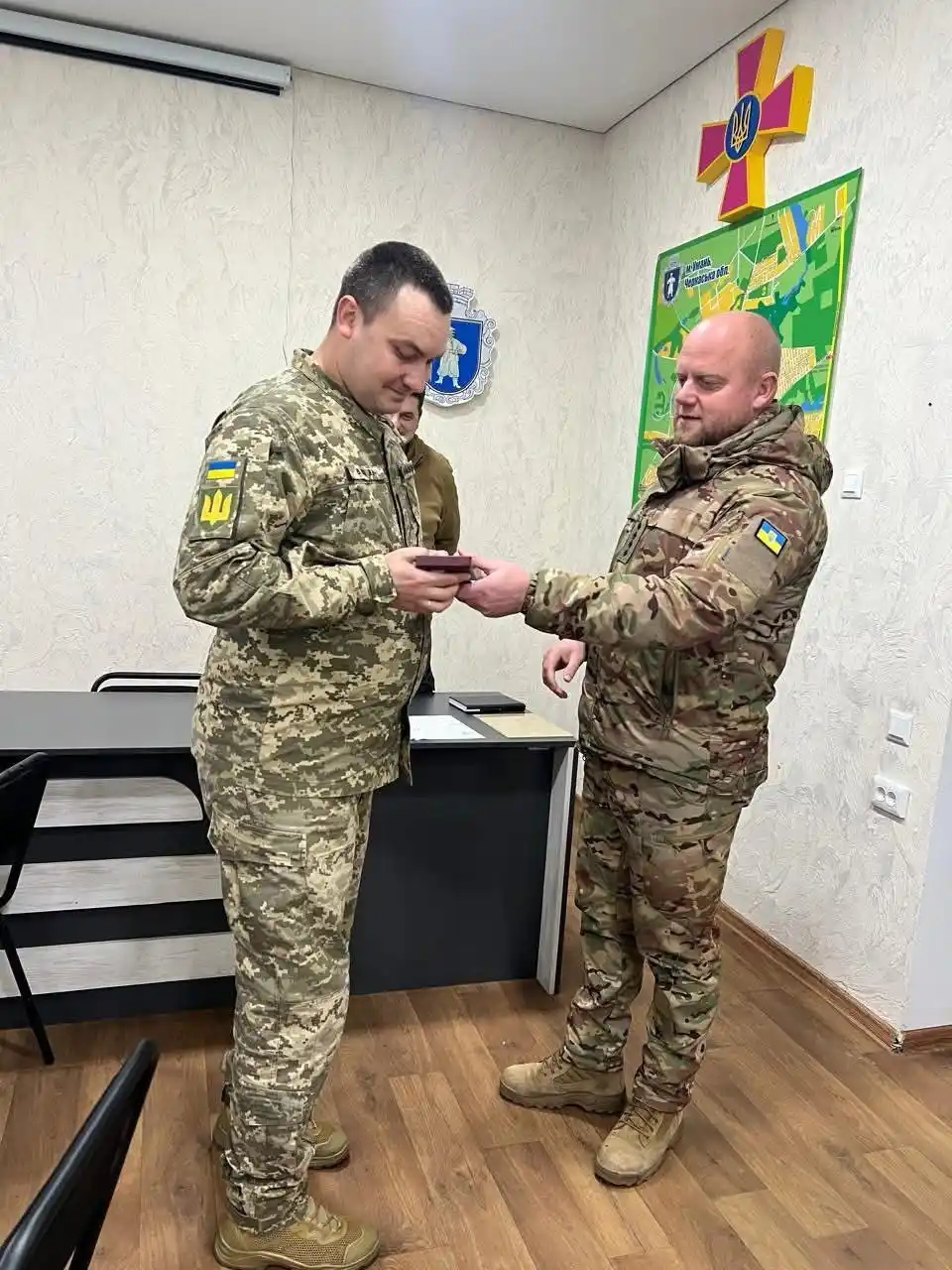 Уманчанин Віталій Колеснік отримав медаль «За військову службу Україні»