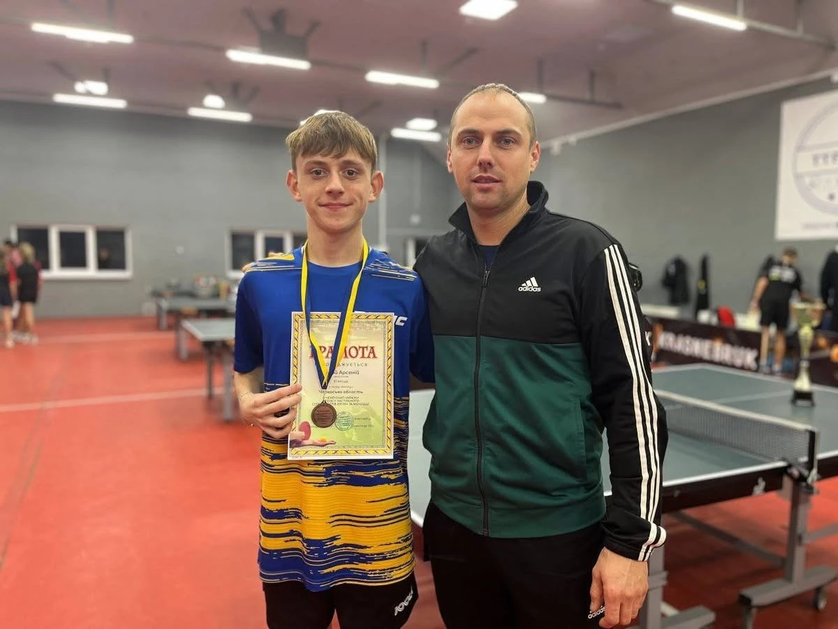 Монастирищенський тенісист здобув бронзу на чемпіонаті України