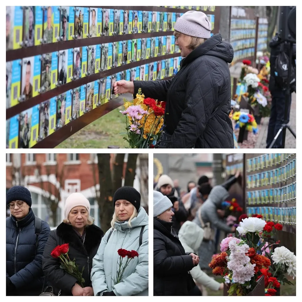 Вшанування пам’яті Героїв: хвилина мовчання на Алеї Героїв
