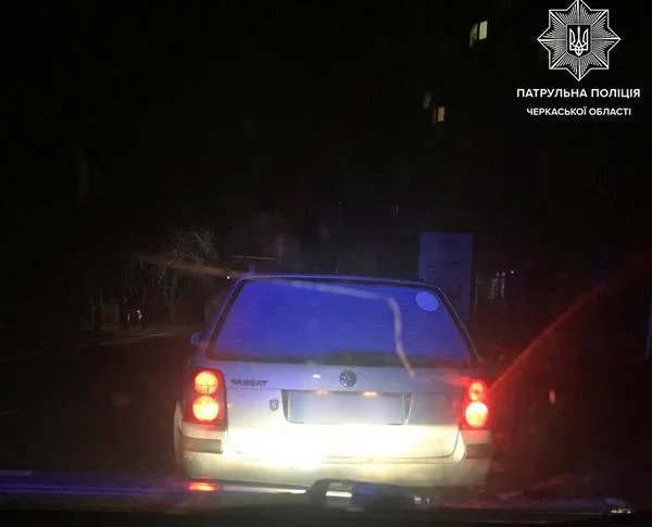 Нетверезий водій у Черкасах потрапив на патруль