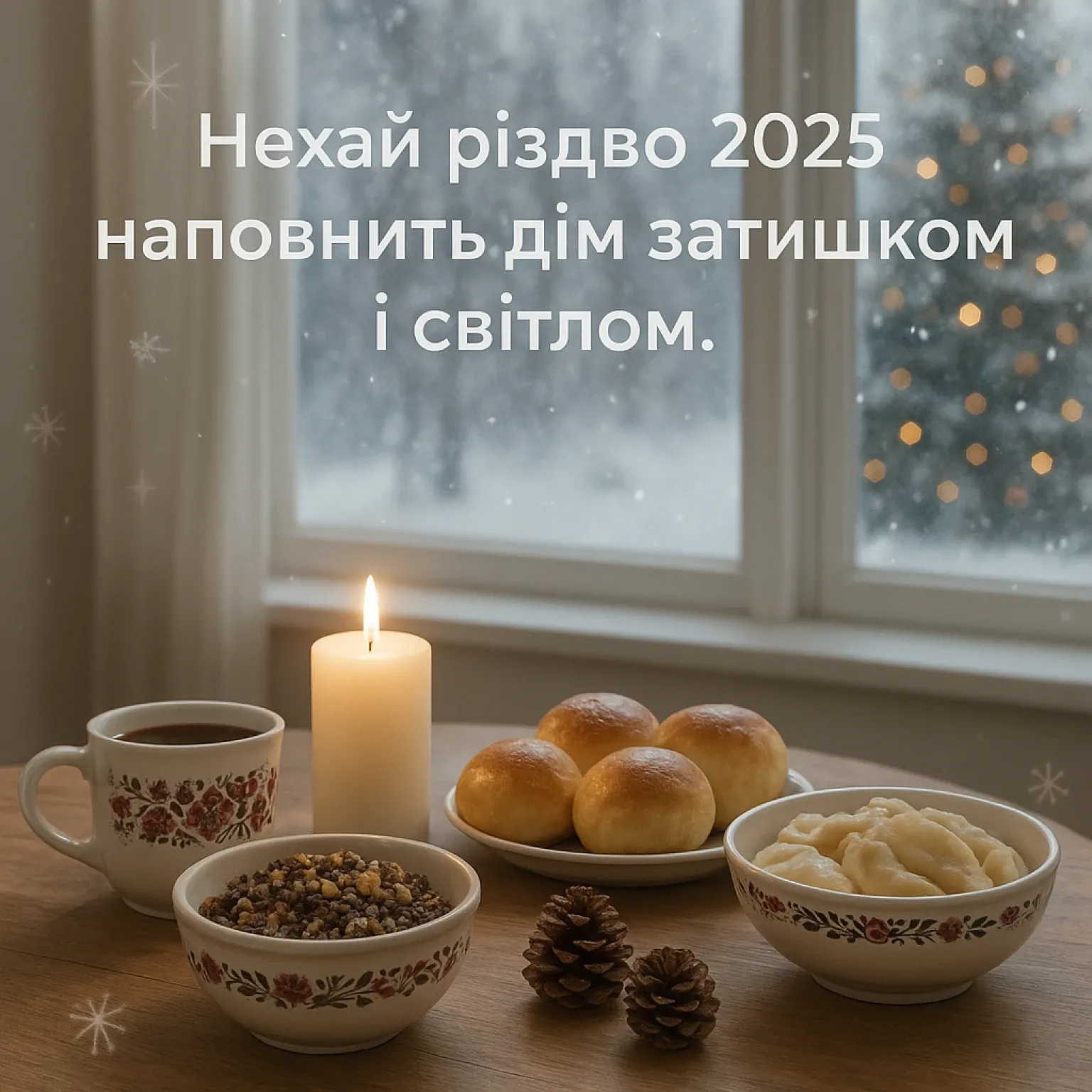 Привітання з різдвом 2025