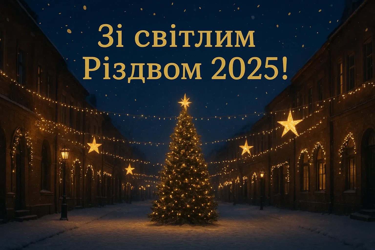 Привітання з різдвом 2025