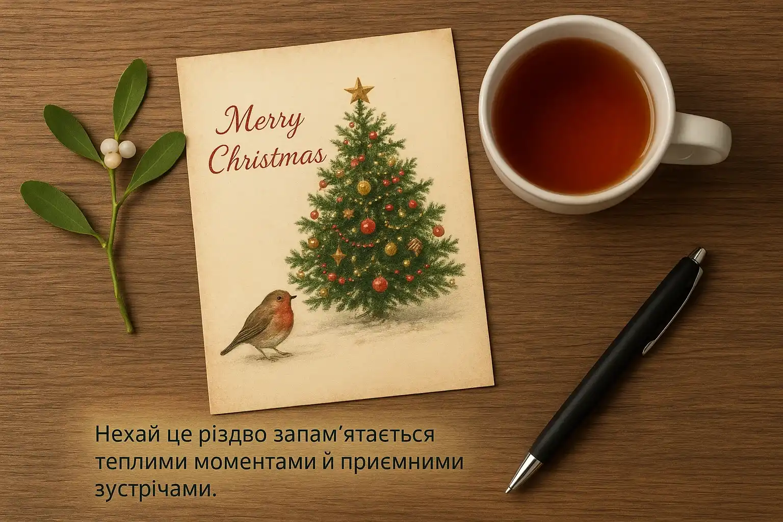 Привітання з різдвом 2025
