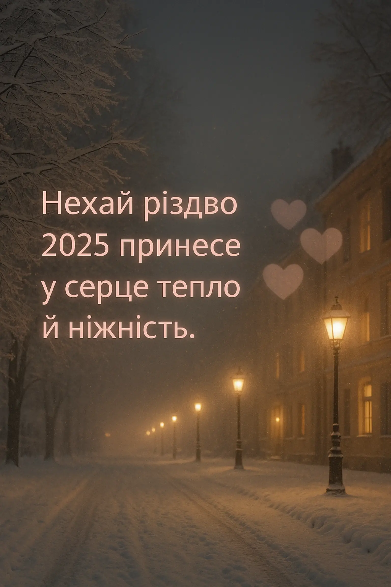 Привітання з різдвом 2025