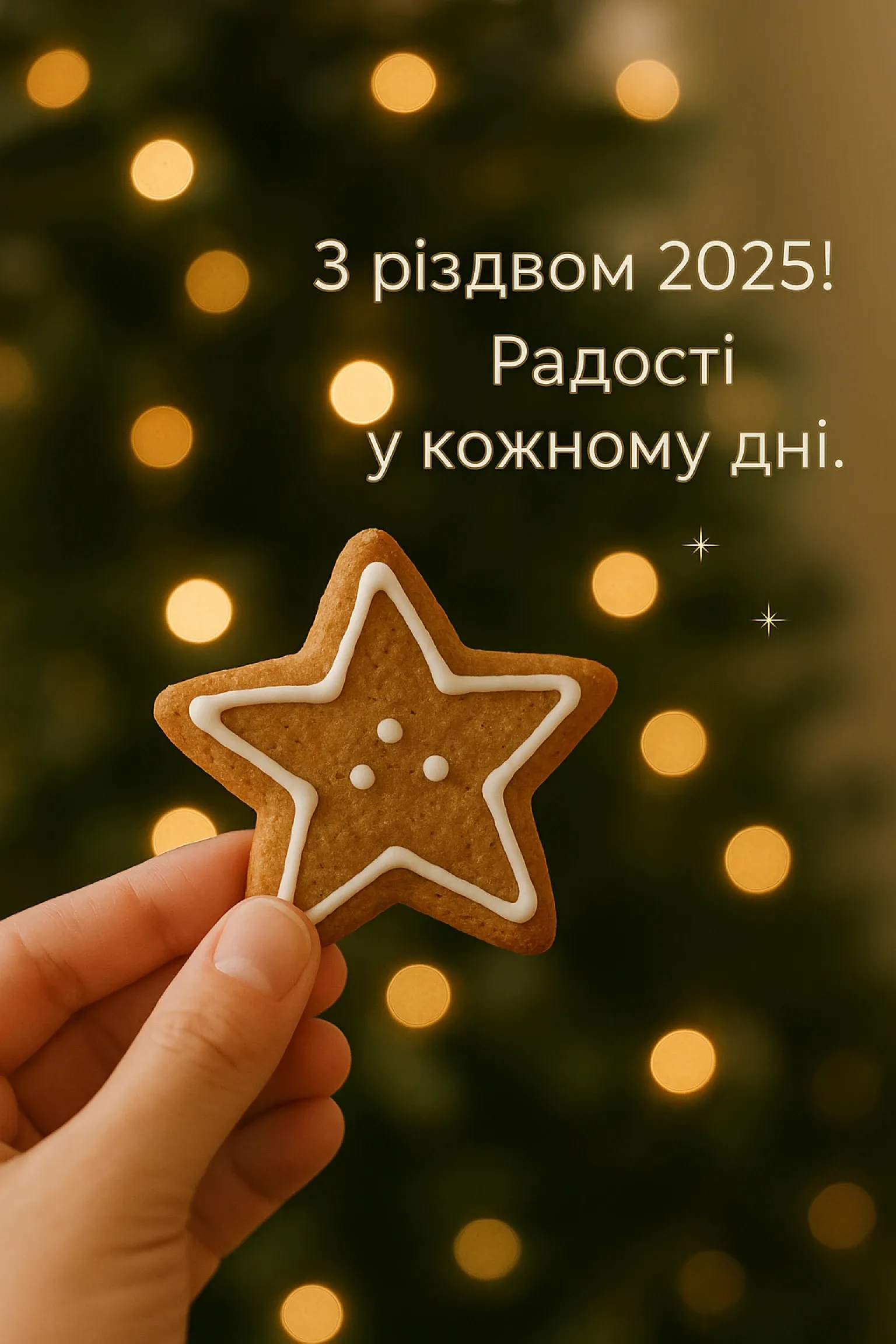 Привітання з різдвом 2025