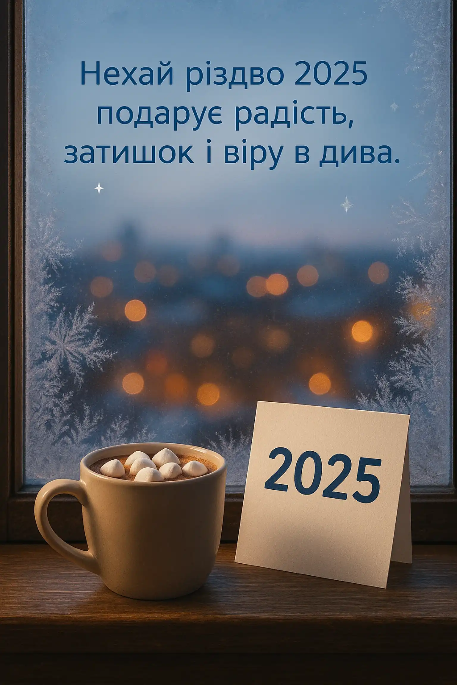 Привітання з різдвом 2025