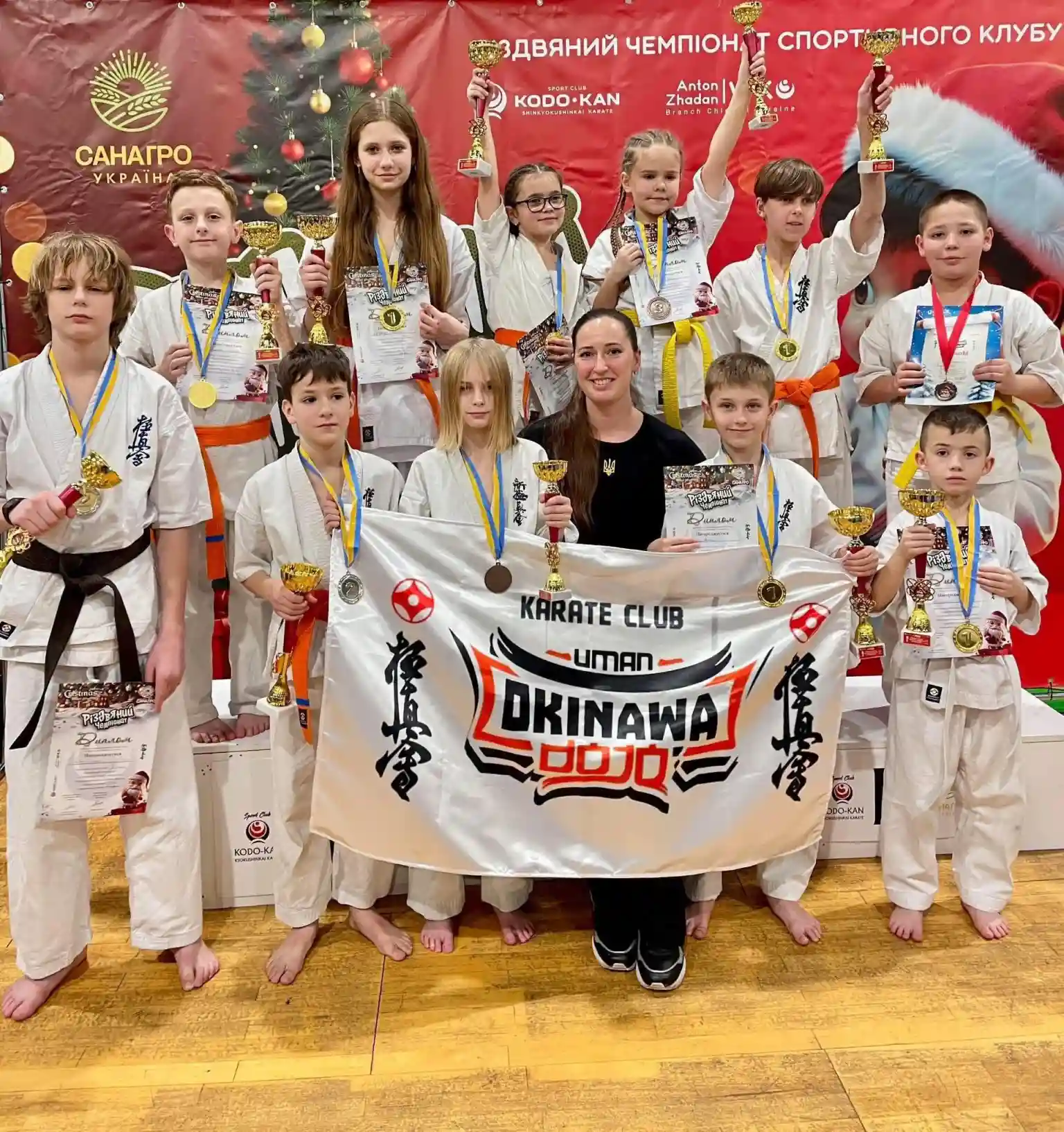 Уманські спортсмени здобули 11 призових місць на Різдвяному чемпіонаті в Києві