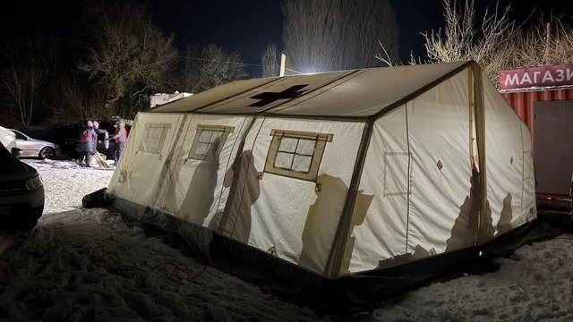 Червоний Хрест надає допомогу постраждалим від ракетного удару у Золотоноші