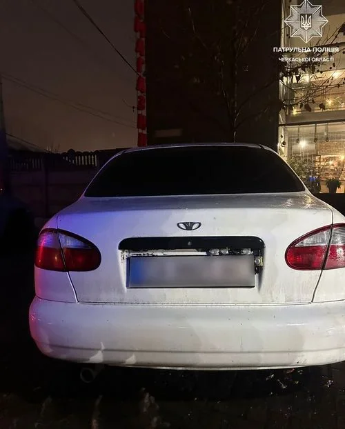 П’яний водій на Черкащині відмовився від огляду та керував авто без прав