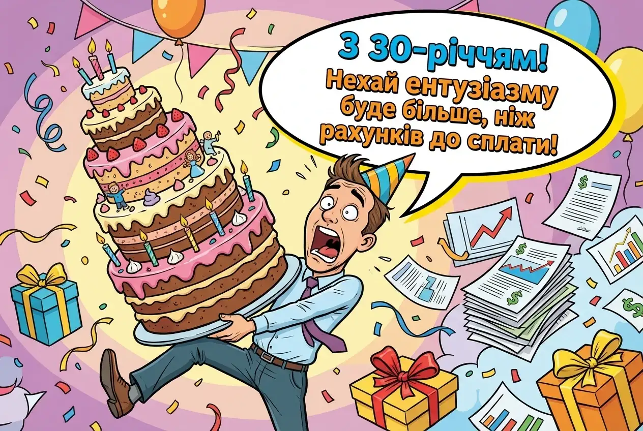 з ювілеєм 30 років чоловіку з ювілеєм 30 років чоловіку