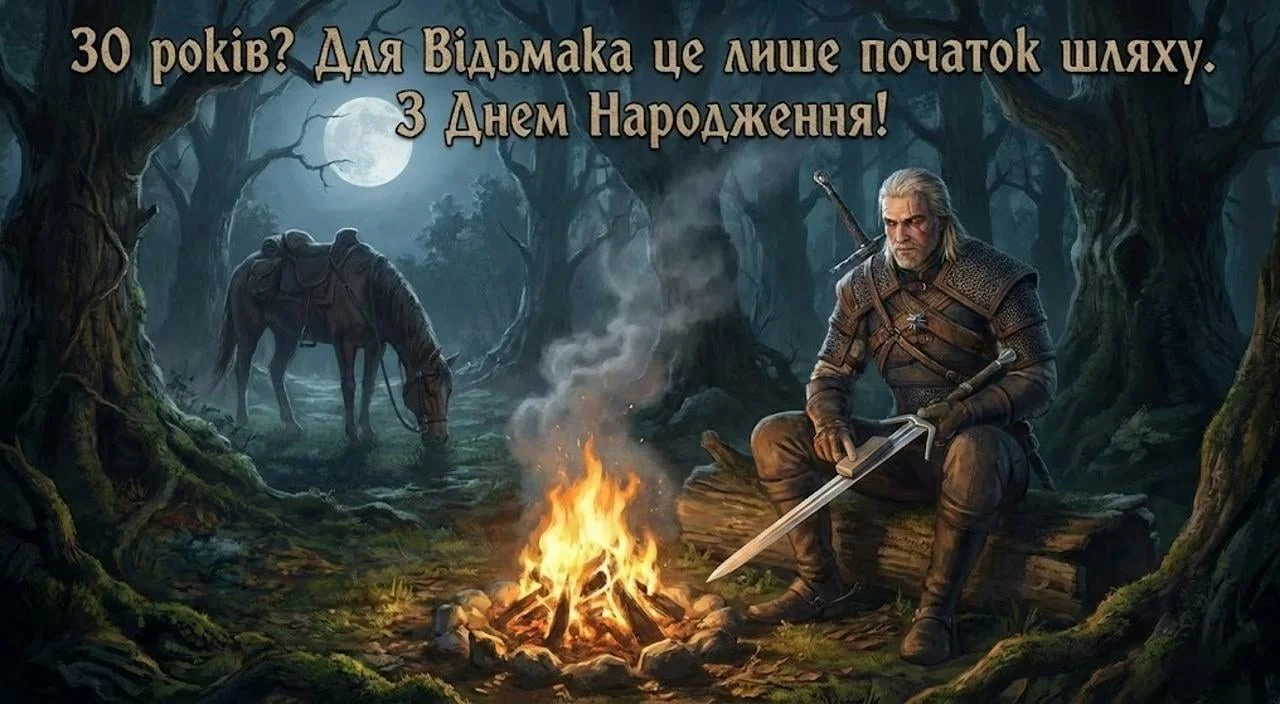Привітання чоловіку з ювілеєм на 30 років
