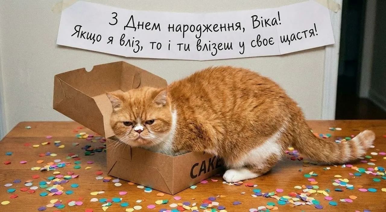 Картинки для Віки з днем народження