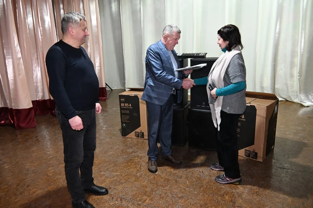 Монастирищенський будинок культури отримав сучасну аудіосистему