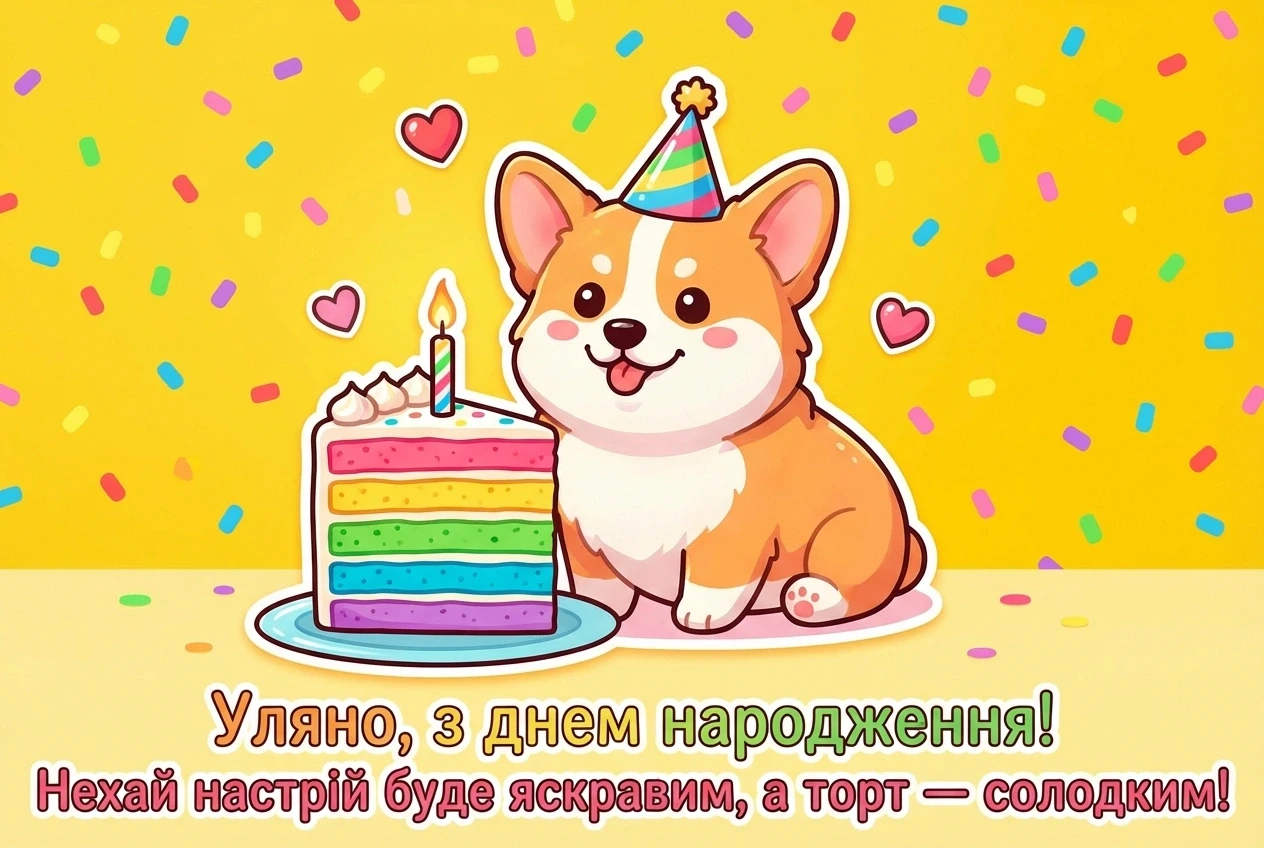 з днем народження, уляна картинки