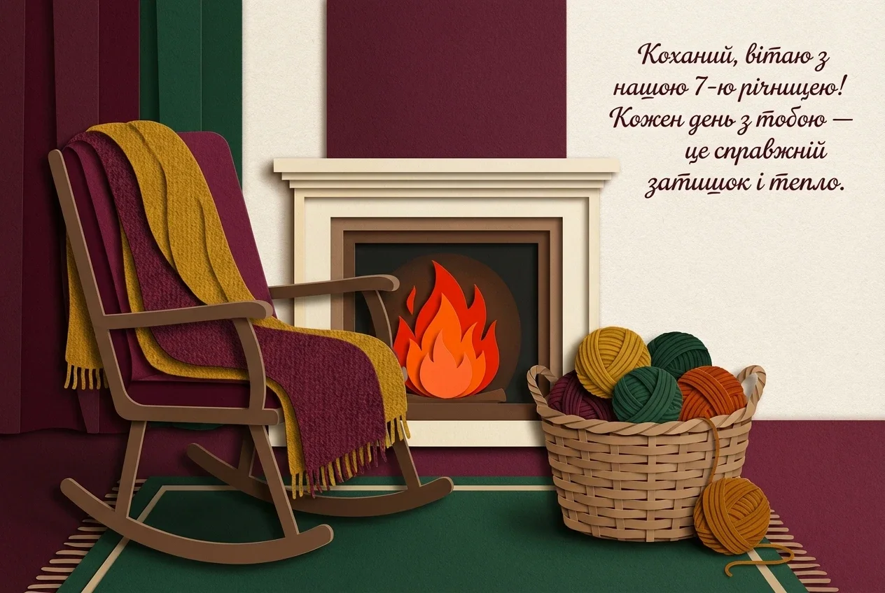7 років весілля привітання чоловікові