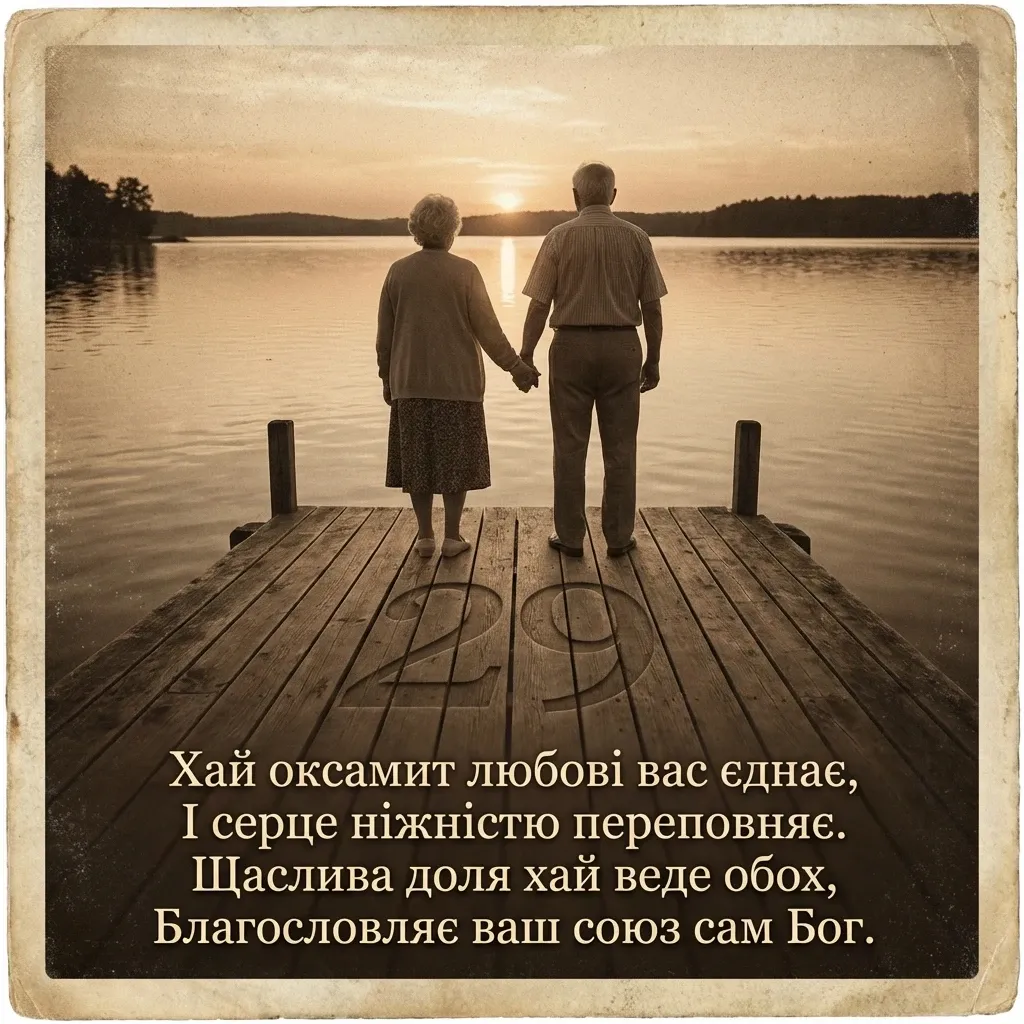 29 років оксамитове весілля