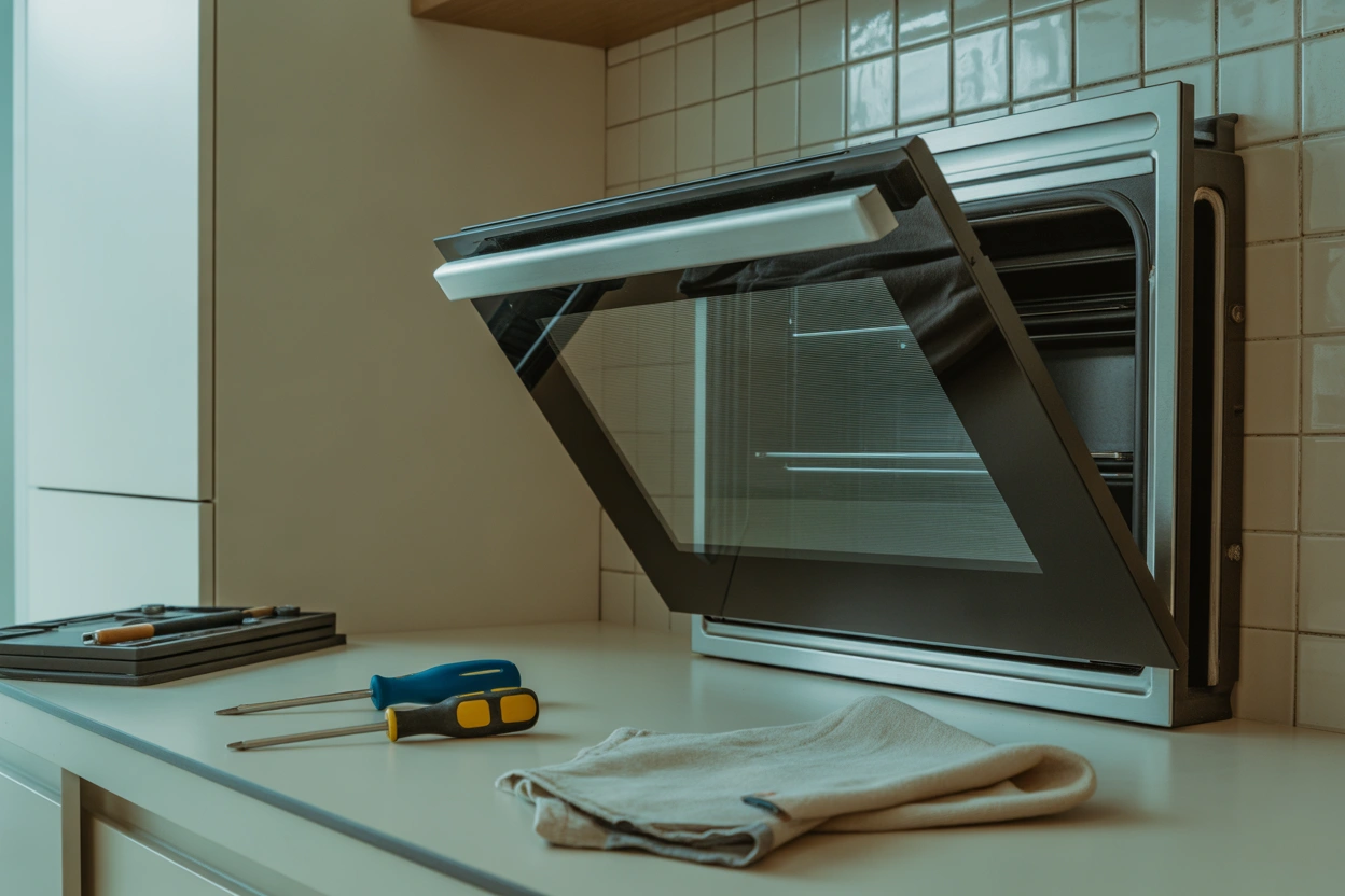 Як зняти скло з духовки Gorenje для очищення