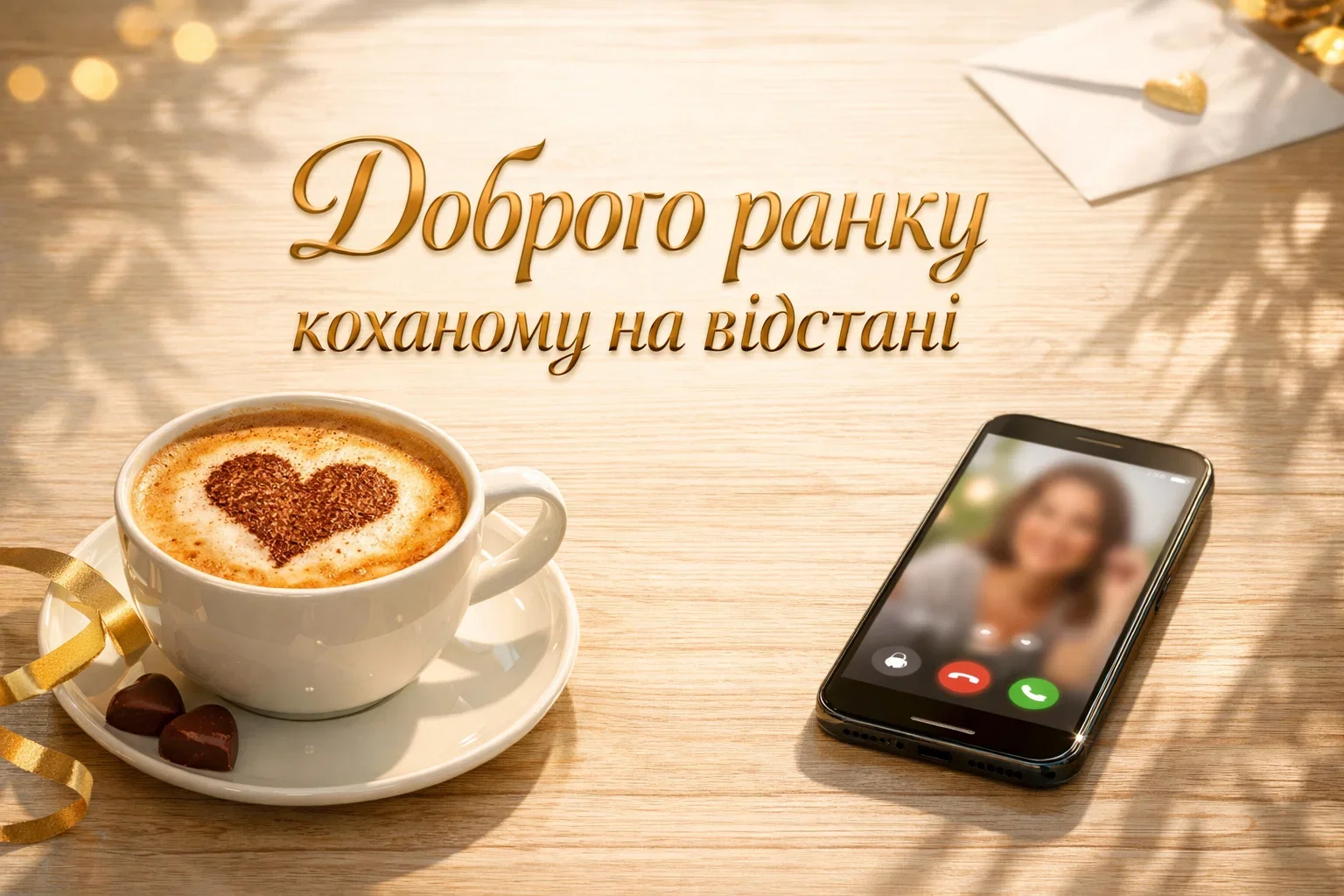 Доброго ранку коханому на відстані: найтепліші листівки та щирі побажання для найрідніших