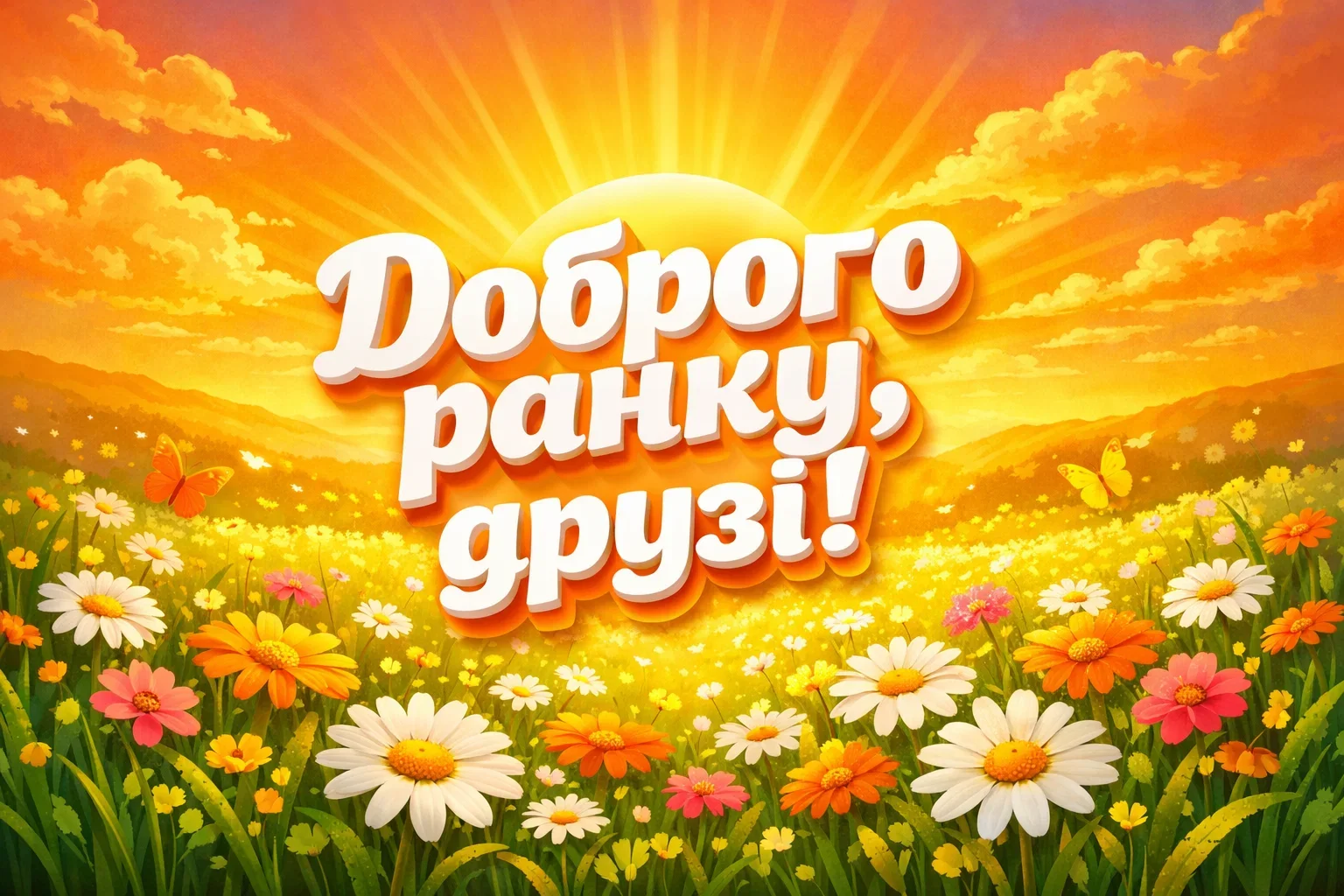 Доброго ранку, друзі: душевні побажання та найкращі картинки для гарного настрою