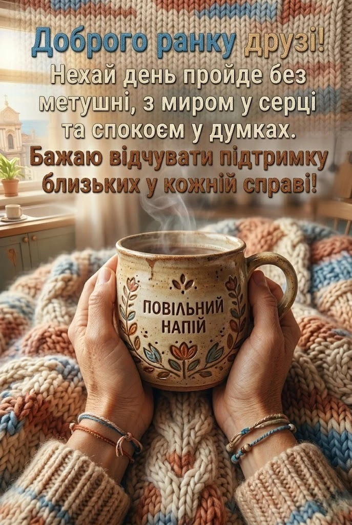 Доброго ранку, друзі: душевні побажання та найкращі картинки для гарного настрою