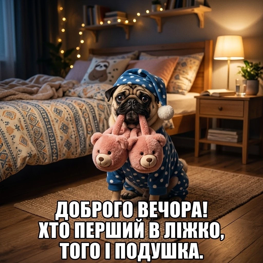 Найкращі картинки доброго вечора українською для душевних побажань та затишного настрою