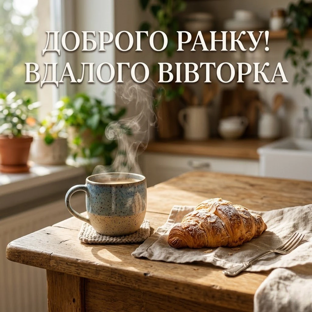 Доброго ранку вівторка: найкращі картинки українською мовою для гарного настрою та натхнення