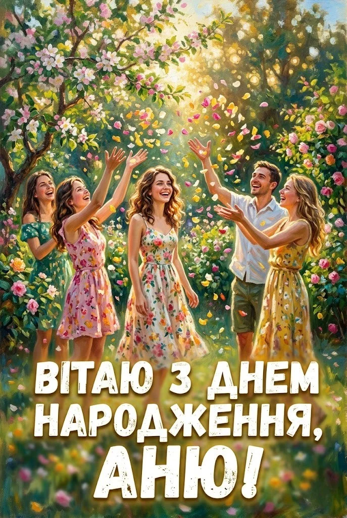 З днем народження, Аню! Збірка щирих та зворушливих побажань