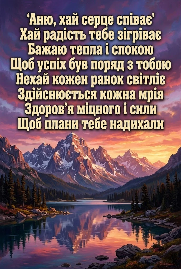 З днем народження, Аню! Збірка щирих та зворушливих побажань