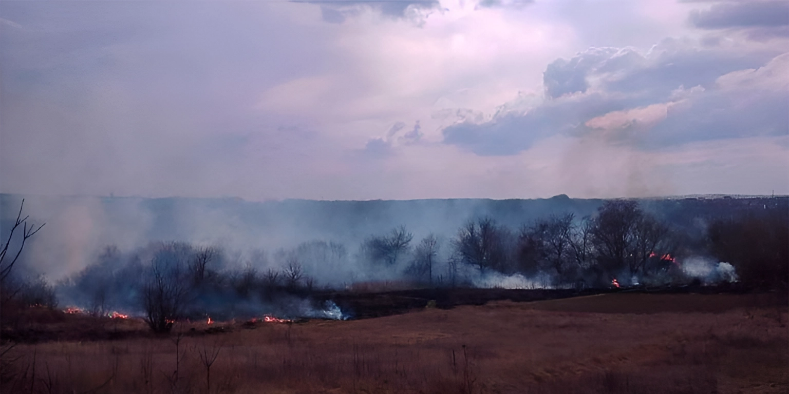 Вогняні вихідні на Черкащині: за дві доби вигоріло 5 гектарів екосистем