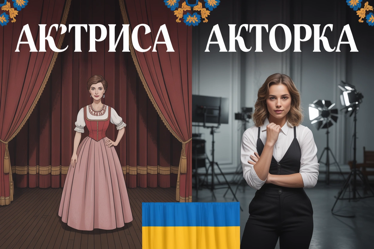 Акторка vs Актриса: боротьба запозичень та питомих українських суфіксів