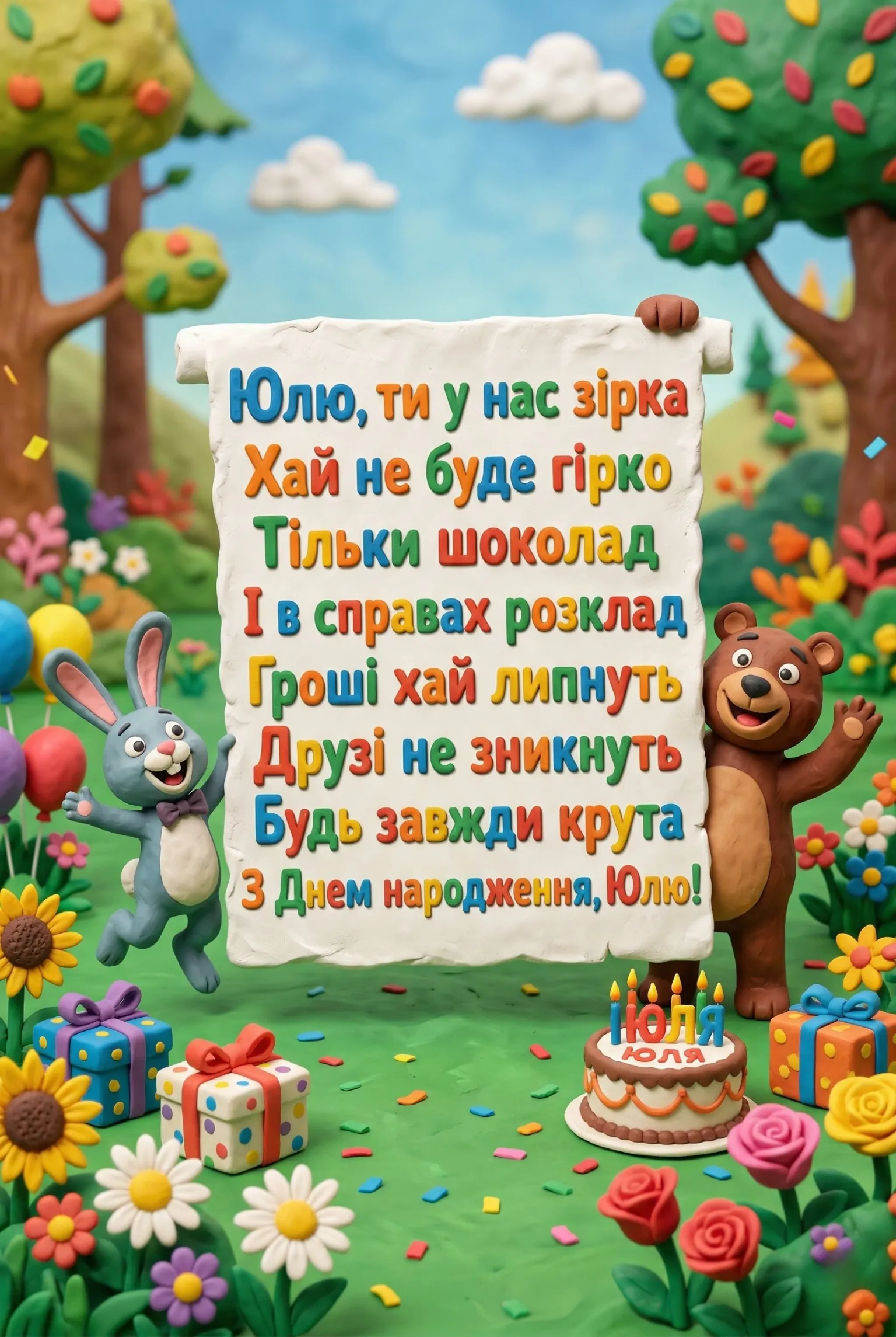 Юлія: ідеї для ідеального вітання з днем народження у 2026 році