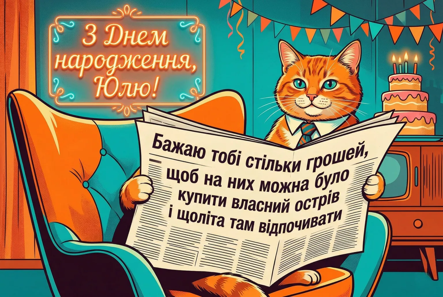 Юлія: ідеї для ідеального вітання з днем народження у 2026 році