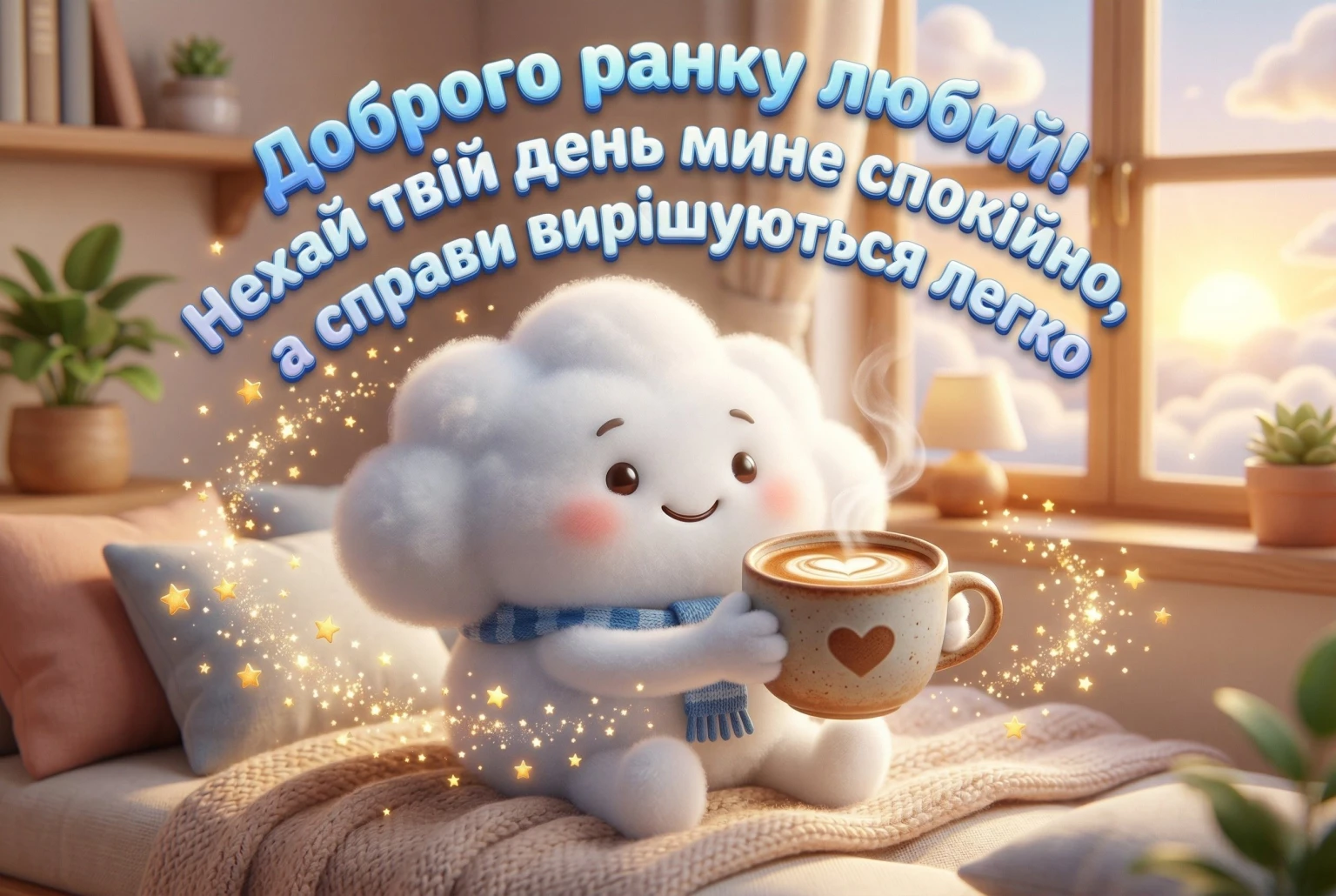 Коханий, доброго ранку, любий: душевні картинки та найкращі листівки для гарного дня