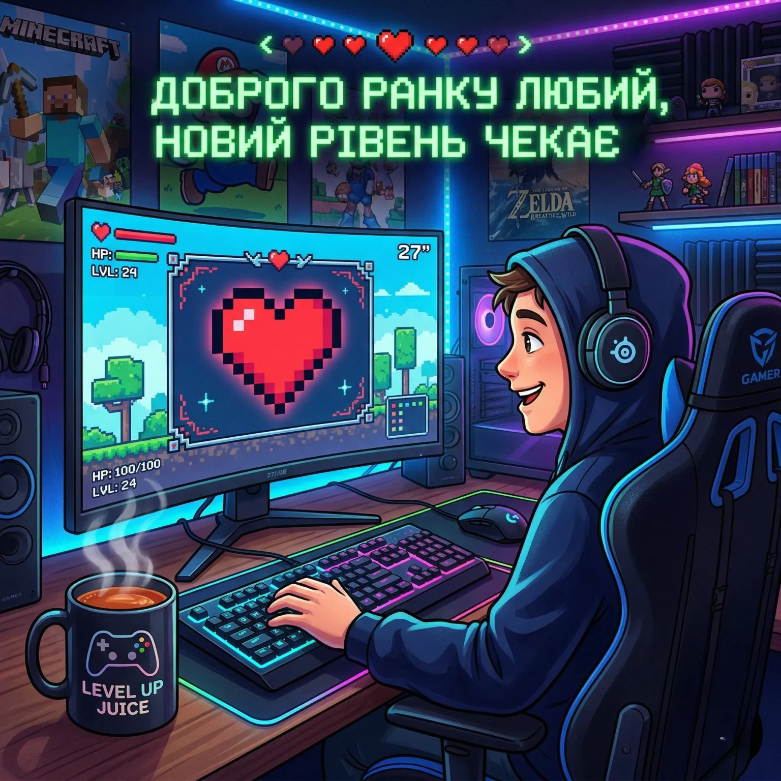 Коханий, доброго ранку, любий: душевні картинки та найкращі листівки для гарного дня