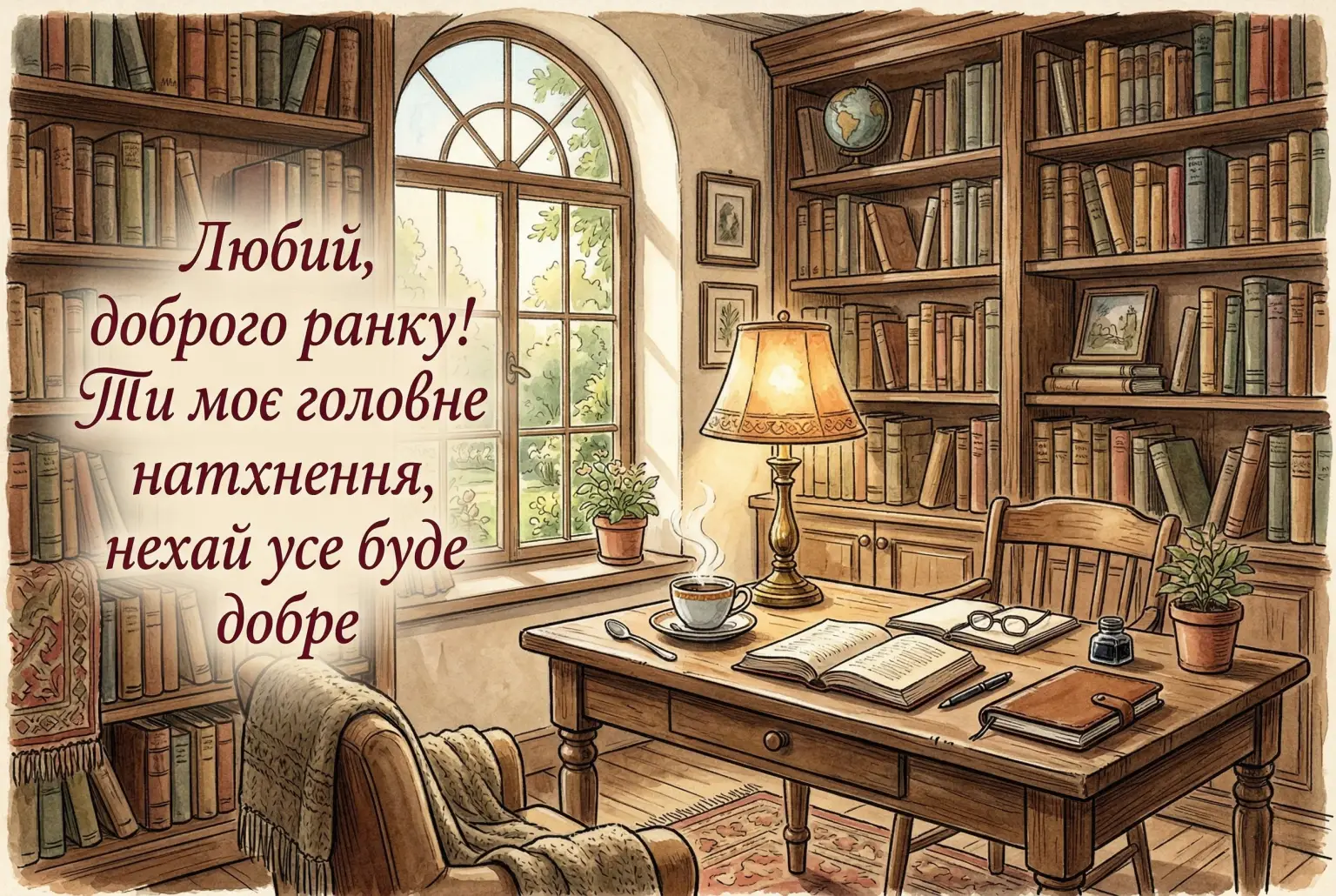 Коханий, доброго ранку, любий: душевні картинки та найкращі листівки для гарного дня