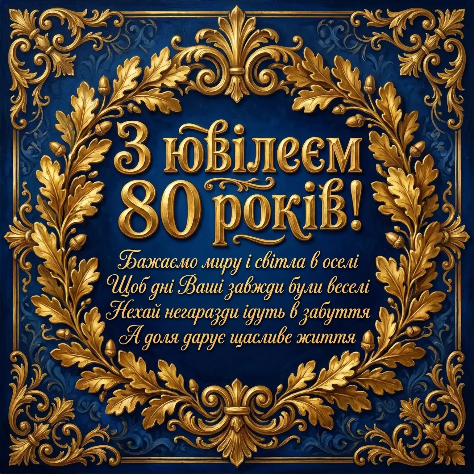 Як привітати з 80-річчям: картинки, вірші та проза для ювілярів