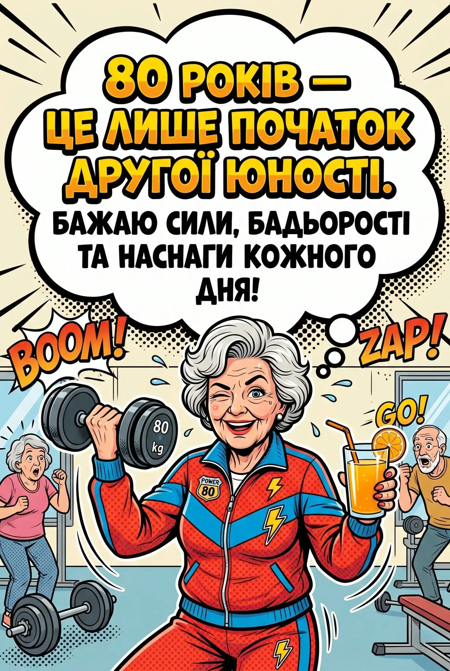 Як привітати з 80-річчям: картинки, вірші та проза для ювілярів