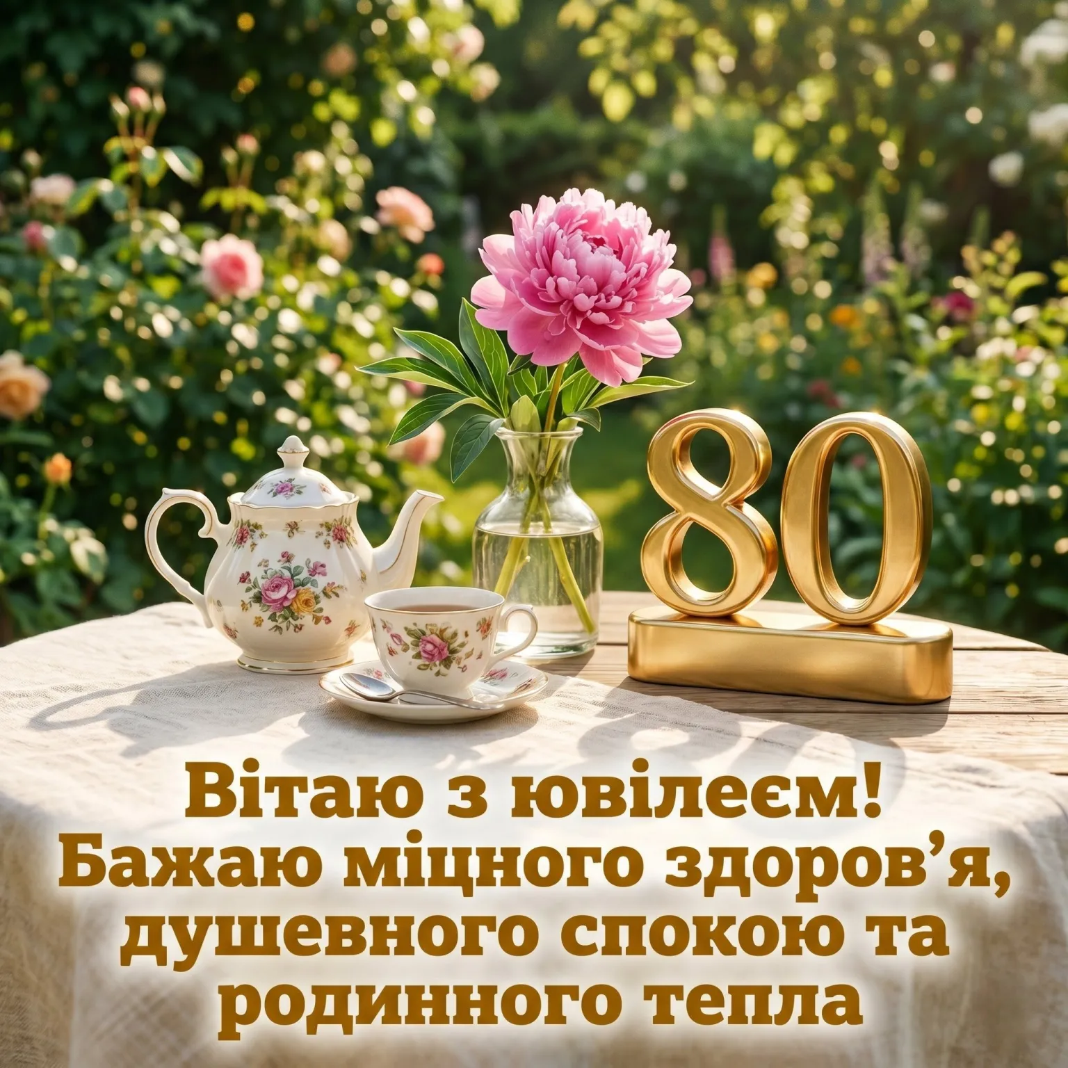 Як привітати з 80-річчям: картинки, вірші та проза для ювілярів