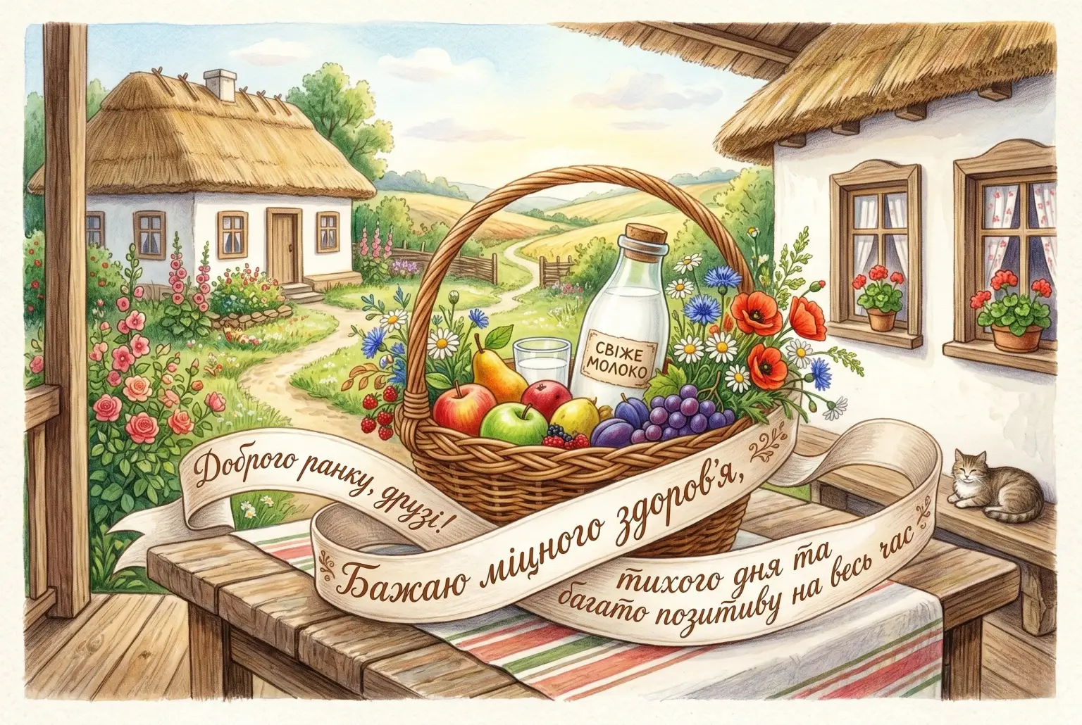 Доброго ранку, друзі та найкращі картинки з душевними побажаннями для гарного дня