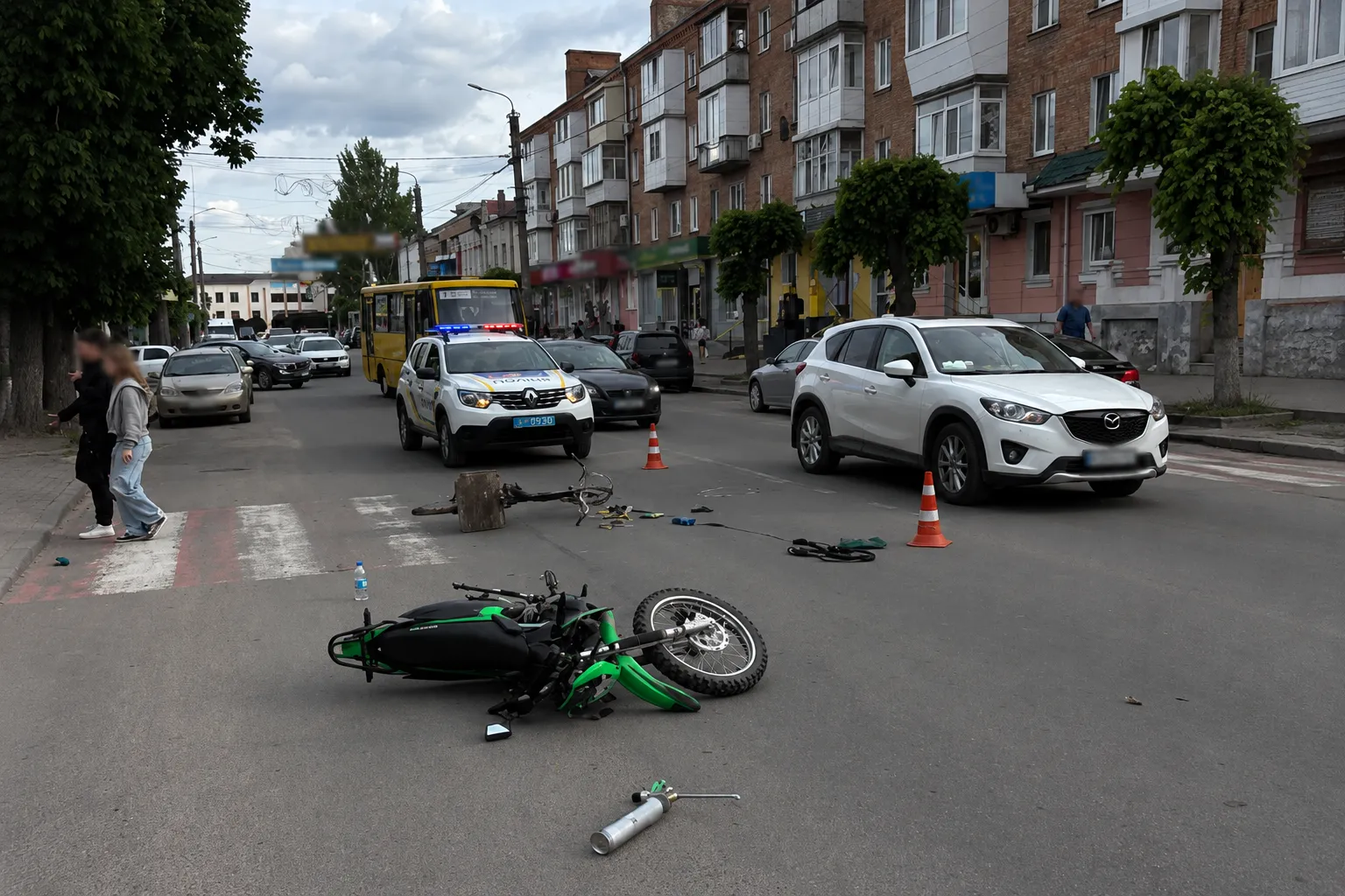 Важка аварія в Умані: літній велосипедист потрапив до реанімації