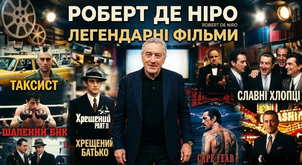Роберт Де Ніро і його найважливіші фільми