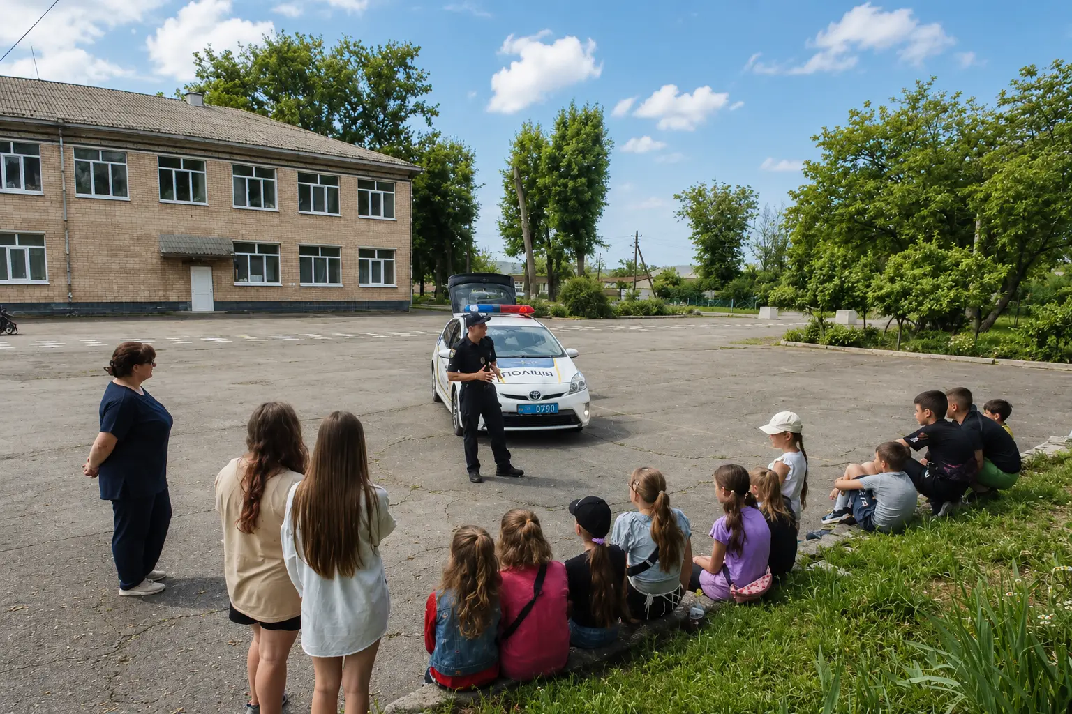 Урок професійної майстерності: як поліцейські перетворили дитячий табір на територію безпеки