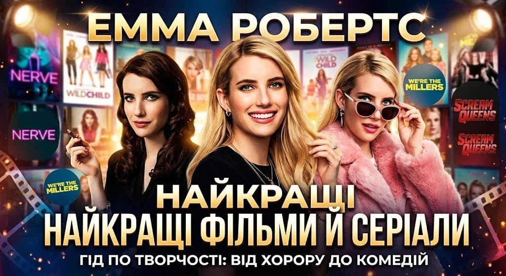 Огляд фільмів і серіалів за участю Емми Робертс