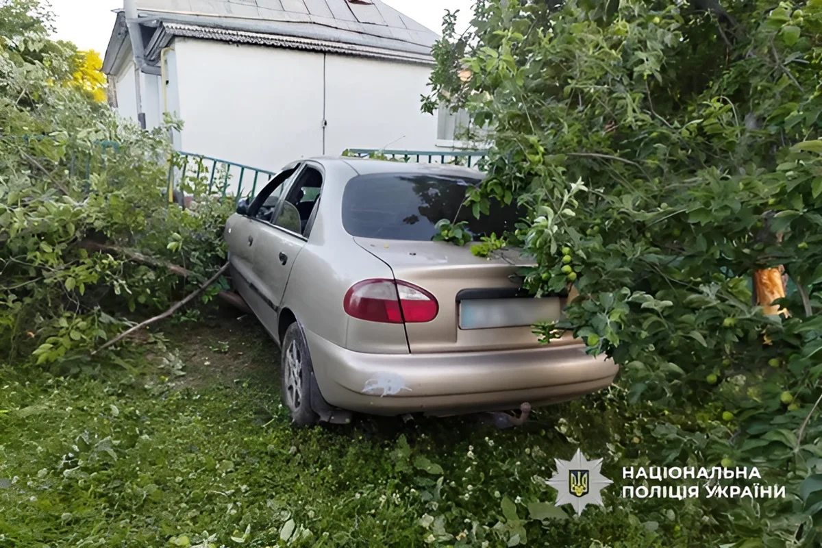 На Золотоніщині нетвереза водійка вчинила аварію з дітьми